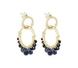 Gemstone Twin Hoops Petite