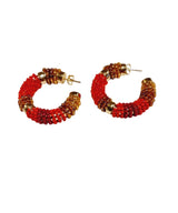 Créoles Gemstones Hoops Full Party Small
