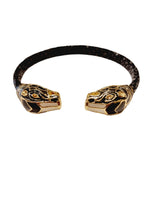 Bracelet Saphira Tibétain Tigres Peint Main