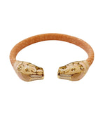 Bracelet Saphira Tibétain Tigres Peint Main