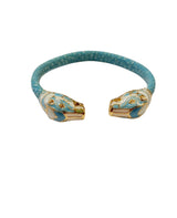 Bracelet Saphira Tibétain Tigres Peint Main