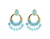 Créoles Gemstones Hoops Full Party Small