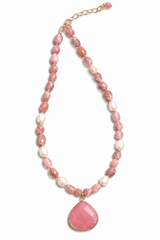 Rosé Aura Necklace
