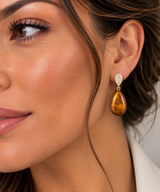 Golden Tiger eye Earrings