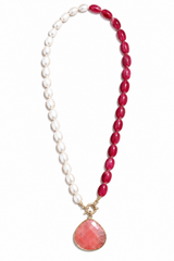 Rosé Aura Necklace