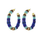 Créoles Gemstones Hoops Full Party Medium