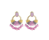 Créoles Gemstones Hoops Full Party Small
