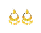 Créoles Gemstones Hoops Full Party Small