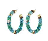 Créoles Gemstones Hoops Full Party Medium