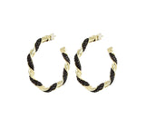 Créoles Saphira Twisted Medium