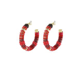 Créoles Gemstones Hoops Full Party Medium