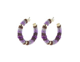 Créoles Gemstones Hoops Full Party Medium