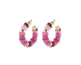 Créoles Gemstones Hoops Full Party Small