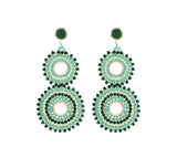 Créoles Gemstones Hoops Full Party Small