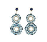 Créoles Gemstones Hoops Full Party Small