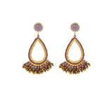 Créoles Gemstones Hoops Full Party Small