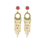 Créoles Gemstones Hoops Full Party Small