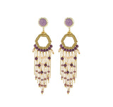 Créoles Gemstones Hoops Full Party Small