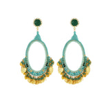 Créoles Gemstones Hoops Full Party Small