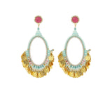 Créoles Gemstones Hoops Full Party Small