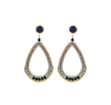 Créoles Gemstones Hoops Full Party Small