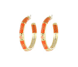 Créoles Saphira Confetti Medium