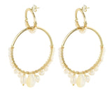 Gemstone Twin Hoops Grande