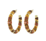 Créoles Gemstones Hoops Full Party Medium