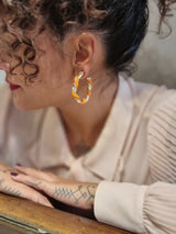 Créoles Saphira Twisted Medium