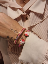 Jonc Saphira Art Déco Vibes Peint à la Main