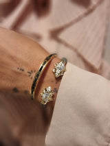 Jonc Saphira Fabuleux Grenouilles Peint Main