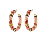 Créoles Gemstones Hoops Full Party Medium