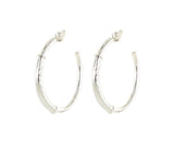 Saphira Creolen Basic Medium Silber