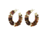 Créoles Gemstones Hoops Full Party Small