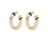Créoles Gemstones Hoops Full Party Small
