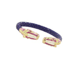 Bangle Saphira Wild Horses Hand-Painted