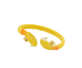 Jonc Saphira Power Perroquets Peint à la Main