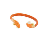 Jonc Saphira Power Perroquets Peint à la Main