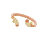 Jonc Saphira Power Perroquets Peint à la Main