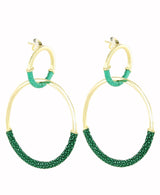 Créoles Saphira Velours