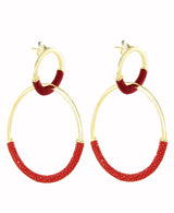 Créoles Saphira Velours