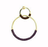 Créoles Saphira Velours