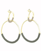 Créoles Saphira Velours