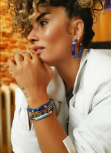 Big Hoops Saphira Beads Rainbow