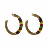 Big Hoops Saphira Beads Rainbow
