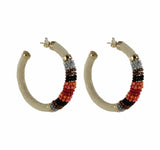 Big Hoops Saphira Beads Rainbow