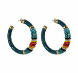 Big Hoops Saphira Beads Rainbow