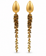 Long Gemstone Earrings