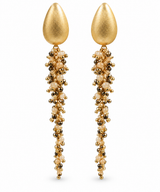 Long Gemstone Earrings