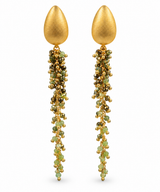 Long Gemstone Earrings